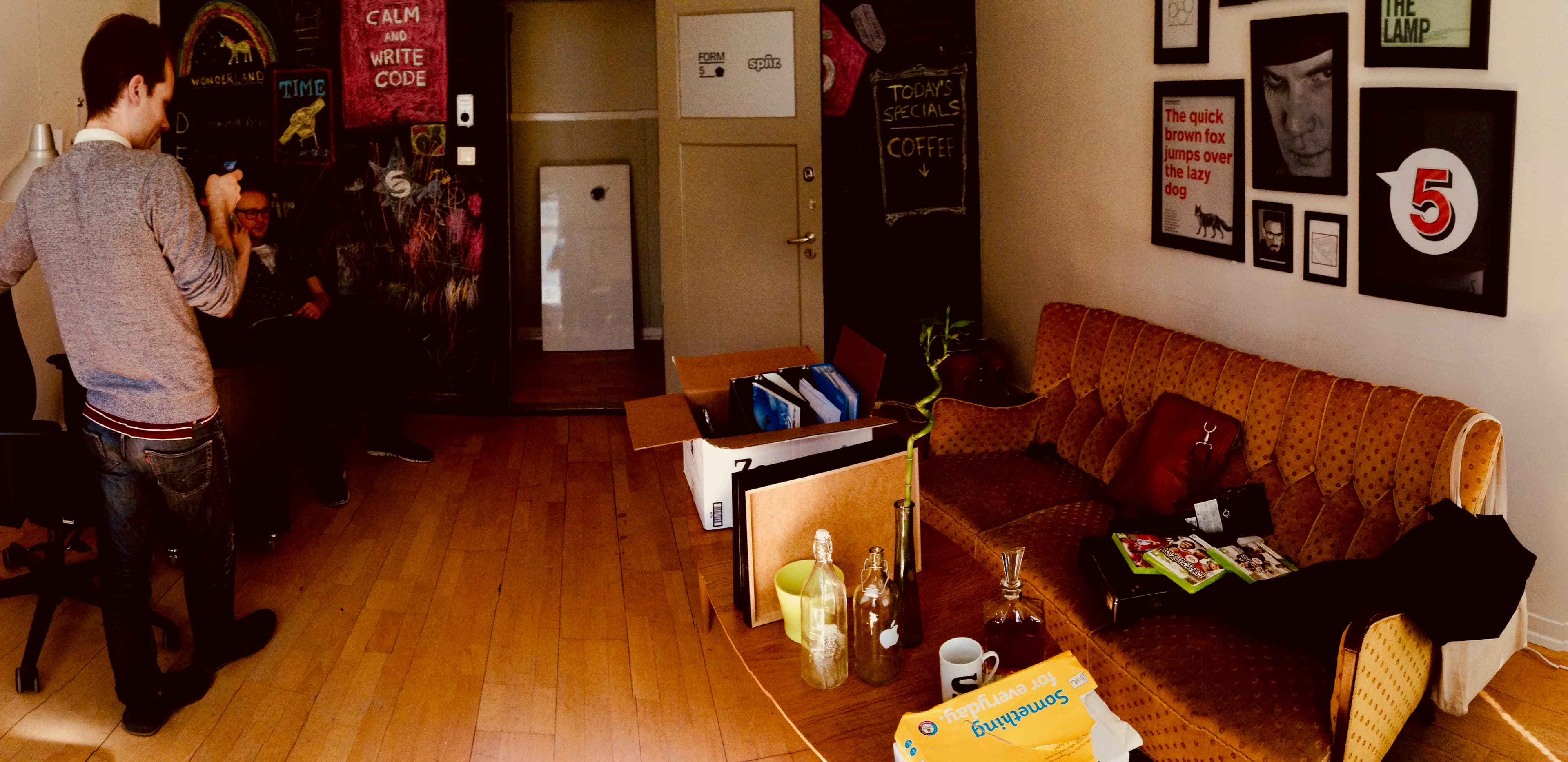 The Form5 office on Klapparstígur, move-out day.