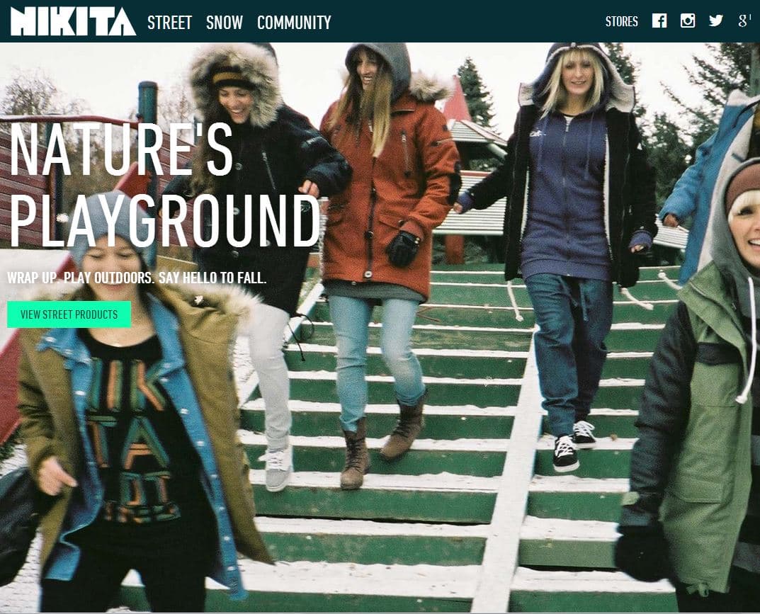 nikitaclothing.com, Best Icelandic Website 2013.